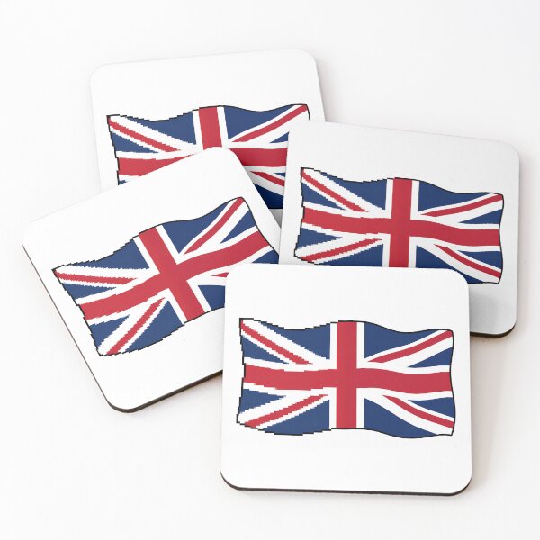Item preview, Waving United Kingdom Flag Pixel designed and sold by ArtMassive.