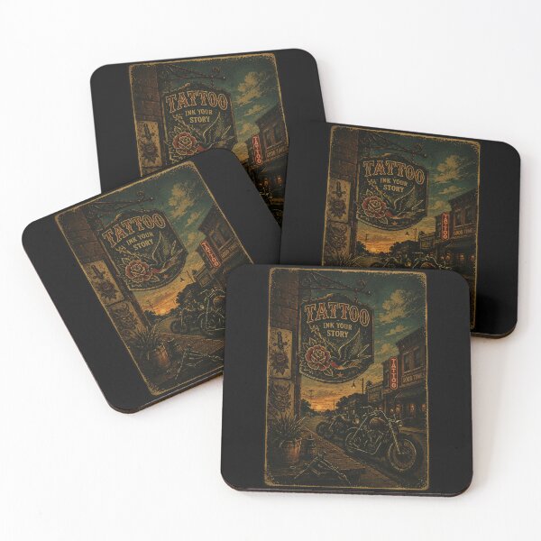 Item preview, Vintage Tattoo Street Biker Sunset Retro Ink Culture designed and sold by Modaozushi216.