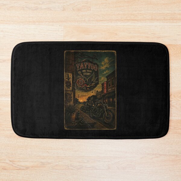 Item preview, Vintage Tattoo Street Biker Sunset Retro Ink Culture designed and sold by Modaozushi216.