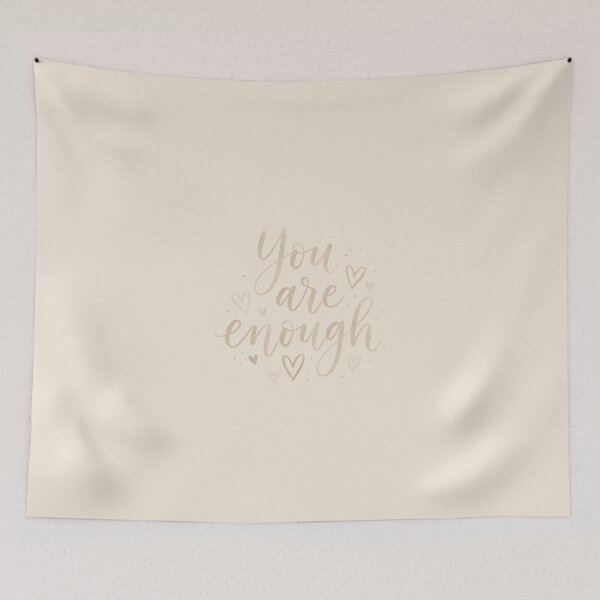 Item preview,  You Are Enough Minimal Affirmation  designed and sold by VibeShift Studio.