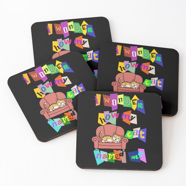 Item preview, Wonder How My Cat Named Me Text Art designed and sold by Museum Of Non-Existing Art.