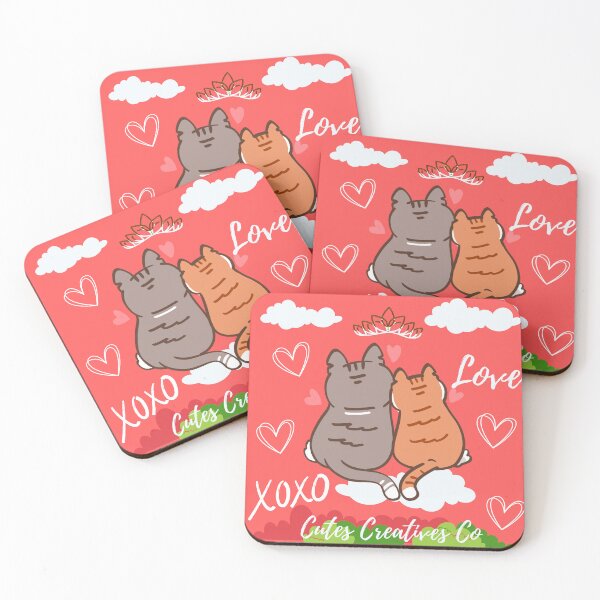 Item preview, Cute Valentine Cat Designs designed and sold by Cutes Creatives Co.