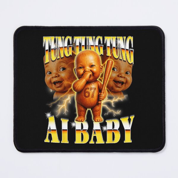Item preview, Funny AI Baby Y2K Bootleg Chaos Meme Retro designed and sold by Masonixem.