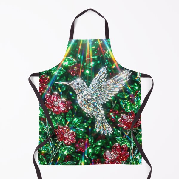 Item preview, 3D Crystal Hummingbird Gemstone Floral Pattern designed and sold by LuisWorks.