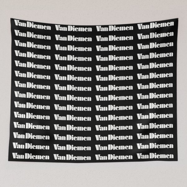 Item preview, Van Diemen Racing Cars script late 1980s-1990s (small chest print graphic) - white print designed and sold by retropetrol.