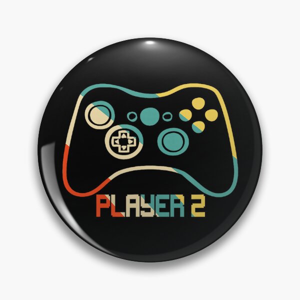 Item preview, Player 2 Matching Family Gamer Controller Neon Gaming designed and sold by FGTV2021.