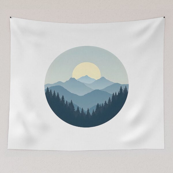 Item preview, Mountain sunrise designed and sold by trendspatterns.