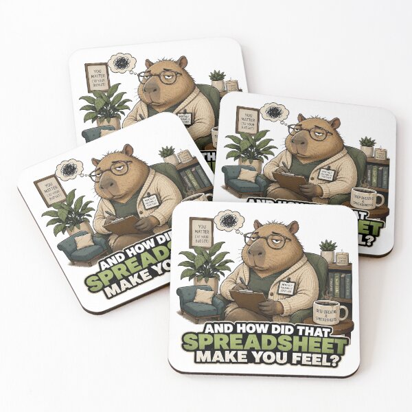 Item preview, Funny Office Gift Sarcastic Capybara Therapy Humor Coworker designed and sold by Gentlestate.