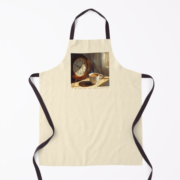 Item preview, I’m Latte To The Party designed and sold by TeeHee Puns.