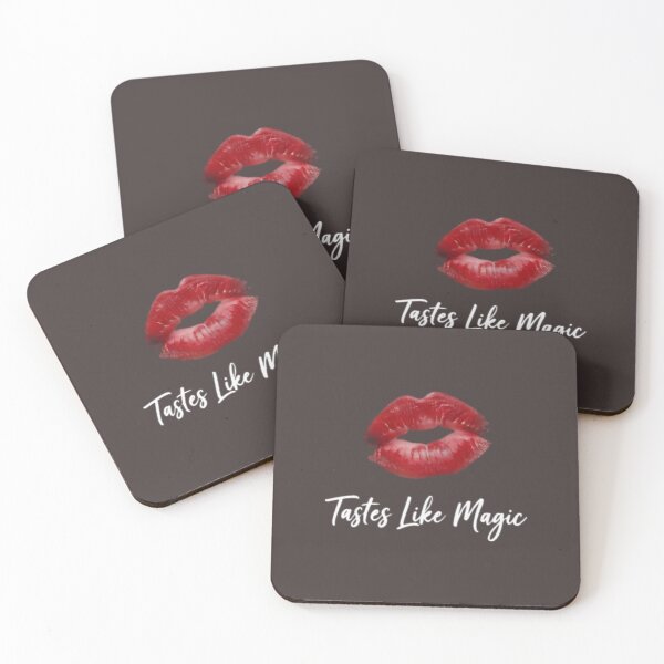 Item preview, Red Lipstick Kiss Mark Text Graphic designed and sold by SplashTastic.