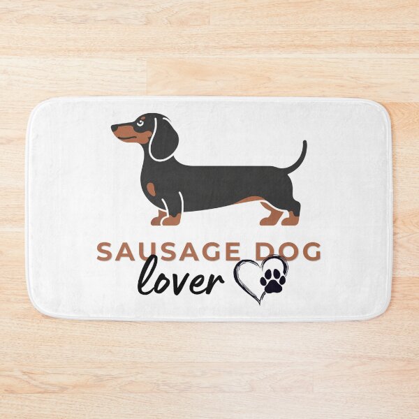 Item preview, Sausage Dog Minimalist Design – Cute Dachshund Illustration with Paw Heart designed and sold by ArcticFoxStudio.