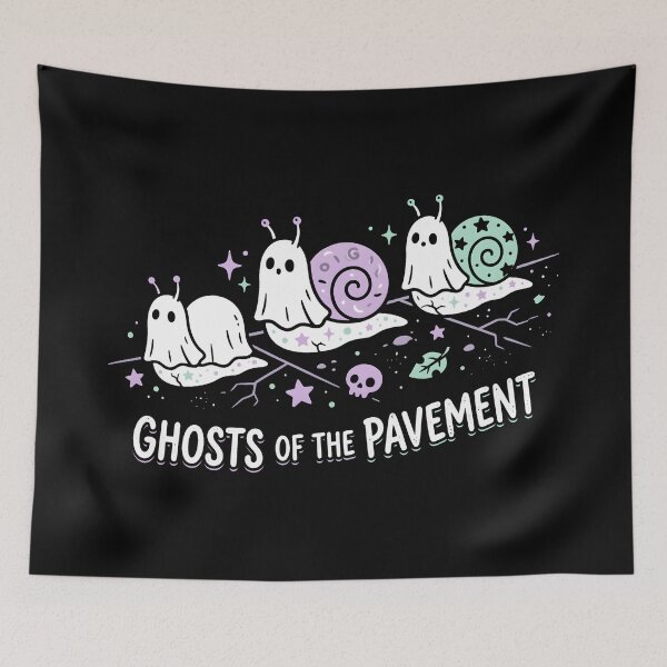 Item preview, Cute Ghost Snail Pastel Kawaii Grunge designed and sold by SplashTastic.