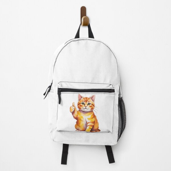 Item preview, Orange thump up cat designed and sold by trendspatterns.