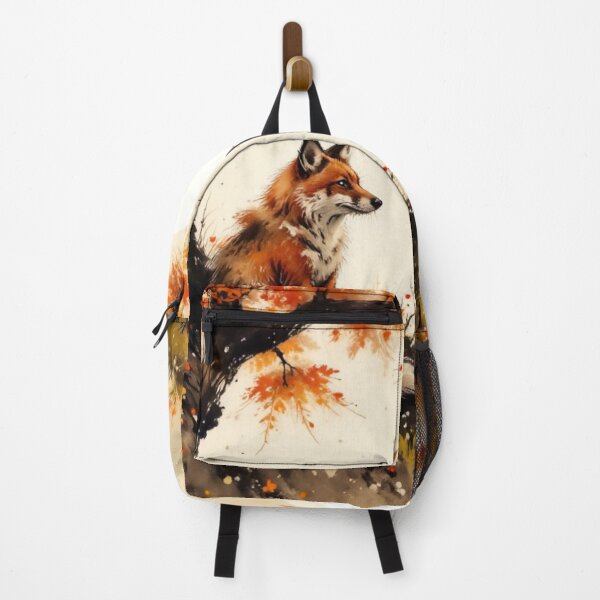 Item preview, Fox Beneath the Autumn Tree — Japanese Lofi Art designed and sold by Mugen-Champloo.