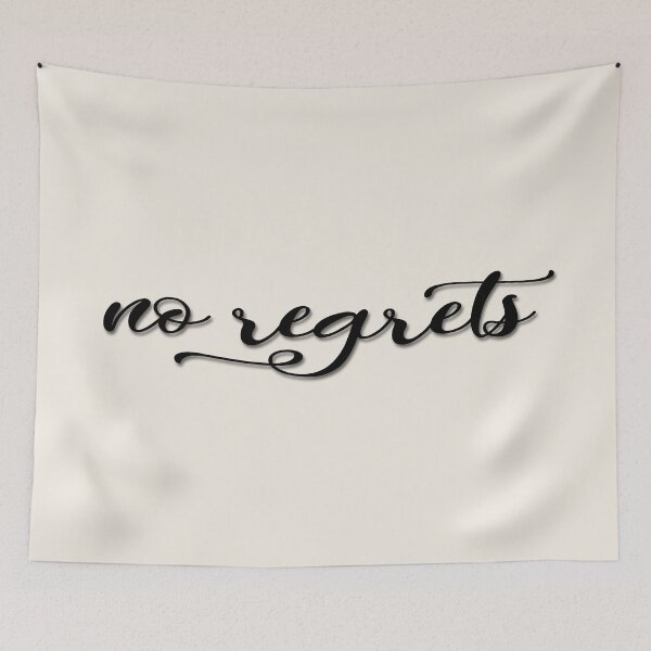 Item preview, Absolute Truth - No Regrets Bold Typography & Minimalist Rebel Art designed and sold by K Design Store.