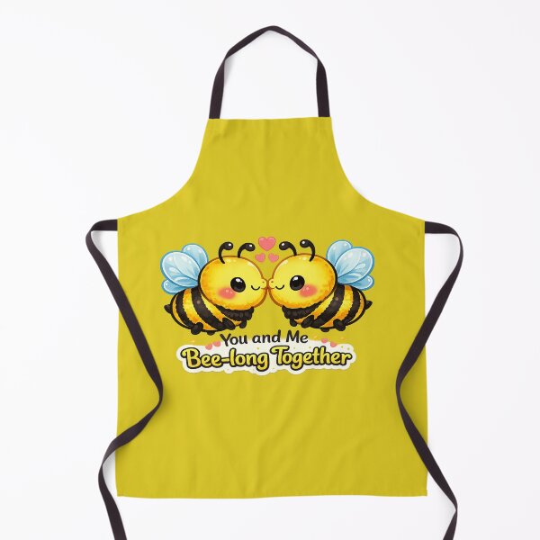 Item preview, You and Me Bee-long Together Cute Bee Couple | Kawaii Bee Pun Design designed and sold by sumodesign.