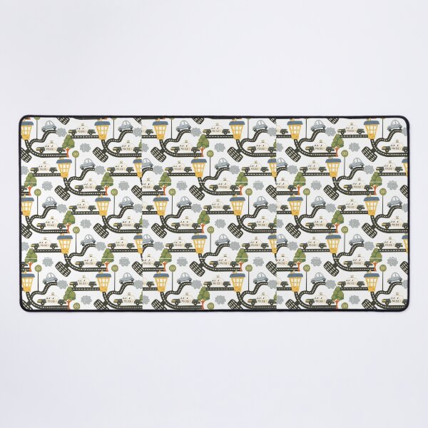 Item preview, Cute Cartoon Police Car Road - Kids Nursery Pattern designed and sold by nora8820.
