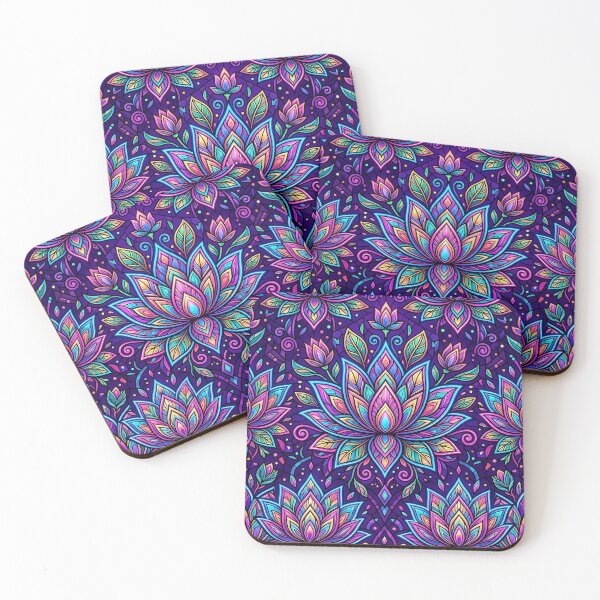 Item preview, Vibrant Lotus Flower Mandala Pattern designed and sold by LuisWorks.
