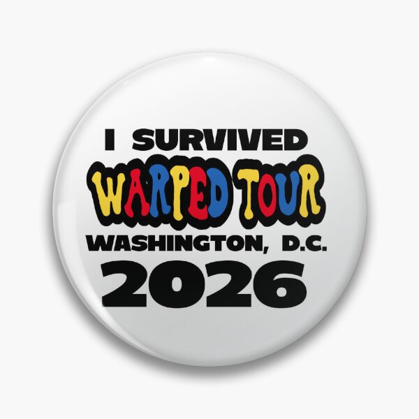 Item preview, i survived warped tour washington dc 2026 designed and sold by trinketgal.