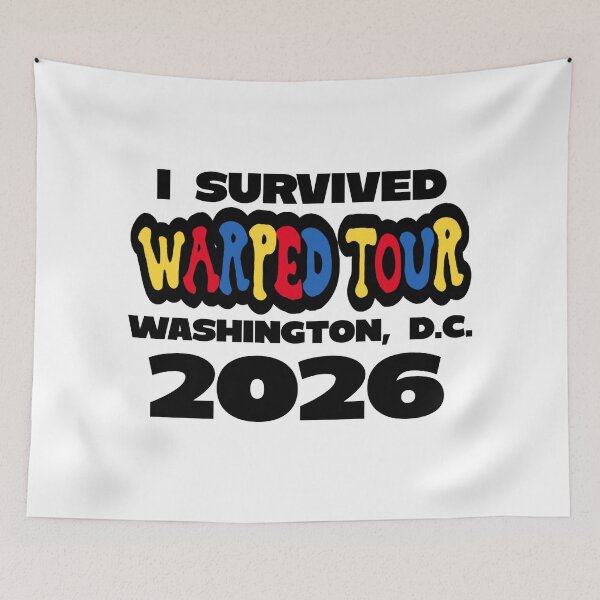 Item preview, i survived warped tour washington dc 2026 designed and sold by trinketgal.