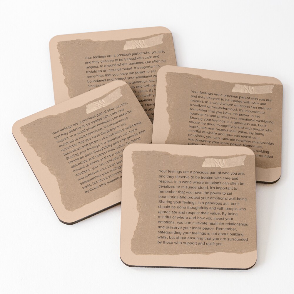 Item preview, Coasters (Set of 4) designed and sold by ZenithInkstudio.