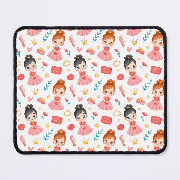 Item preview, Cute Little Princesses - Magical Pink Cartoon Pattern designed and sold by nora8820.