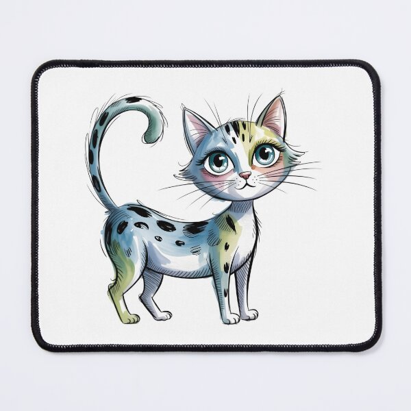 Item preview, Drawing black cat designed and sold by trendspatterns.