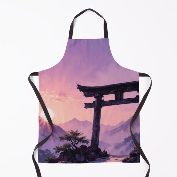 Item preview, Crow on Torii Gate at Purple Dusk designed and sold by Mugen-Champloo.
