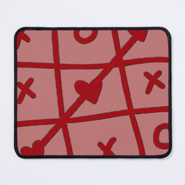 Item preview, Toxic Love Tic Tac Toe – Red Heart & Cross Design designed and sold by Inanisssss.