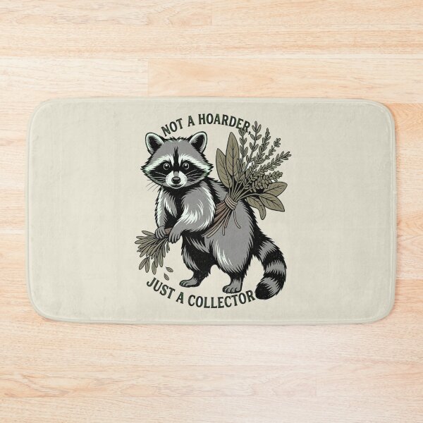 Item preview, Not A Hoarder Just A Collector Vintage Raccoon Art designed and sold by AlexandraSand.