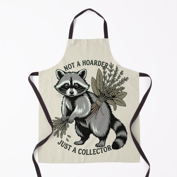 Item preview, Not A Hoarder Just A Collector Vintage Raccoon Art designed and sold by AlexandraSand.