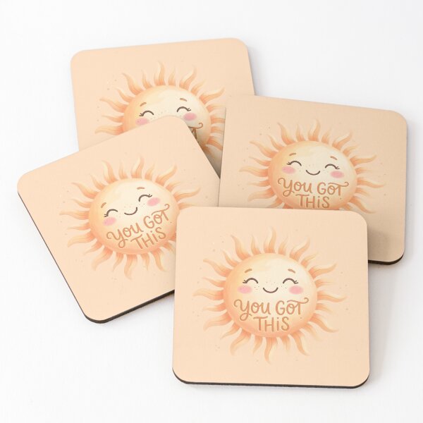 Item preview, You Got This Smiling Sun  designed and sold by VibeShift Studio.