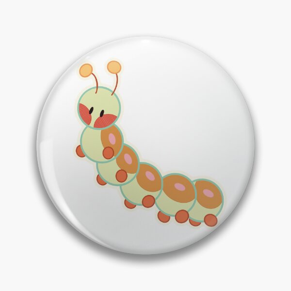 Item preview, chibi caterpillar (orange) designed and sold by Star*Catcher.