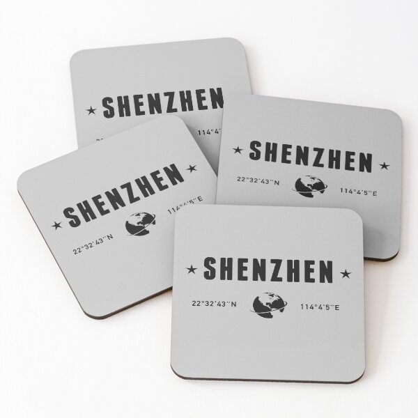 Item preview, Shenzhen China Coordinates Globe Typography designed and sold by capricedefille.