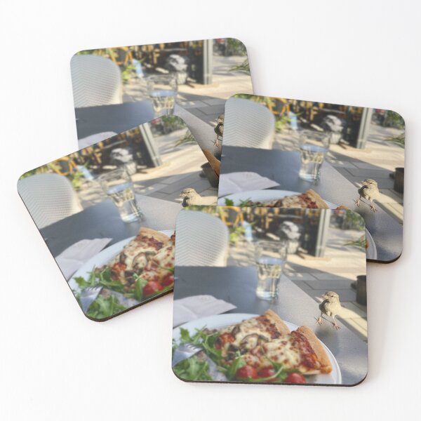 Item preview, The Pizza Thief - Funny Sparrow Café Photography designed and sold by LittleHandsBigWorld.