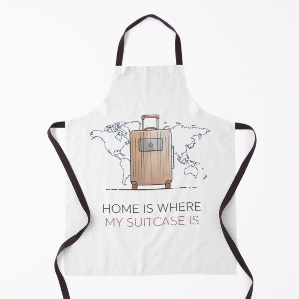 Item preview, Home Is Where My Suitcase Is – Digital Nomad Travel Minimalist Design designed and sold by ArcticFoxStudio.