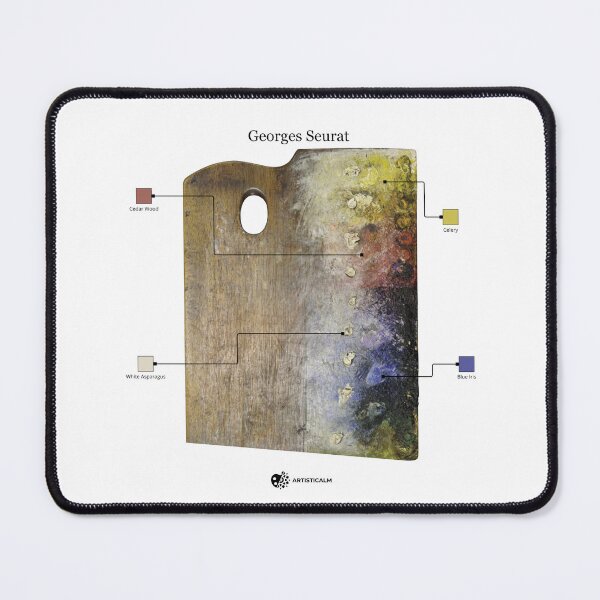 Item preview, Artisticalm - George Seurat Pointillism Artist Palette Design Mindfulness Art designed and sold by Esoniana Design.
