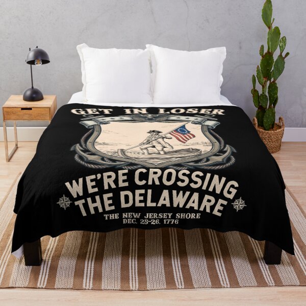 Item preview, Get In Loser We’re Crossing The Delaware 4th of July Retro Vintage designed and sold by NH2019.