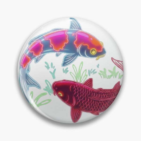 Item preview, Luminous Koi Pair Artwork designed and sold by BLUESKY11a.