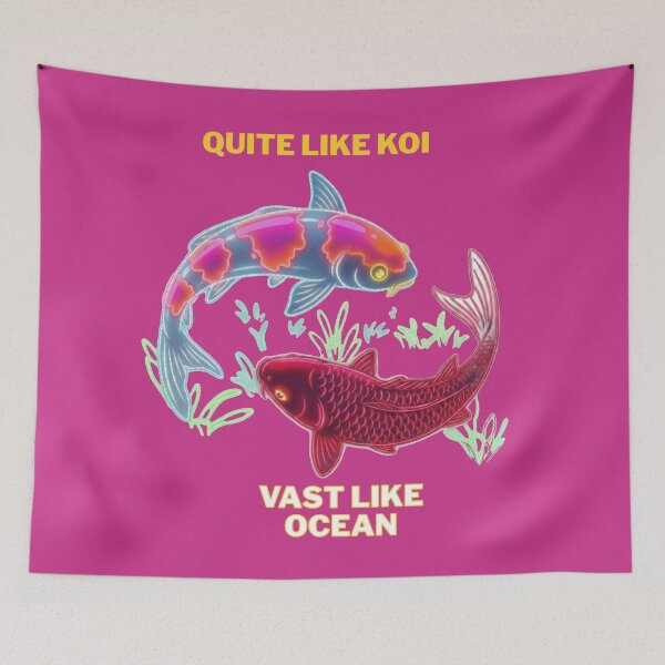 Item preview, Luminous Koi Pair Artwork designed and sold by BLUESKY11a.