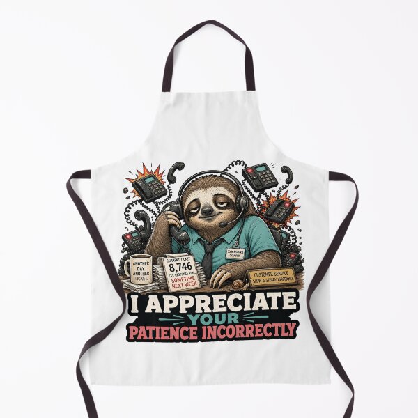 Item preview, Customer Service Sloth Funny Coworker Call Center Gift designed and sold by Gentlestate.