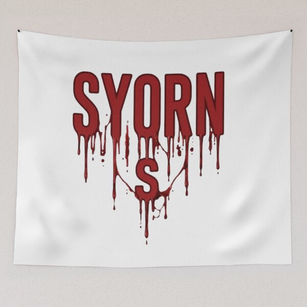Item preview, SYORN, Blood, Drip, Horror, Typography, Scary, Gothic, Red, Metal, Streetwear, Edgy, Font, Graphic, Text, Dark designed and sold by Ahmedsyde.