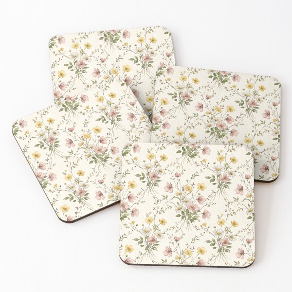 Item preview, Romantic Wildflower Watercolor Seamless Pattern designed and sold by SplashTastic.