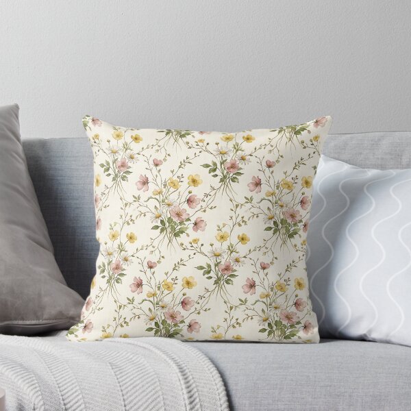 Item preview, Romantic Wildflower Watercolor Seamless Pattern designed and sold by SplashTastic.