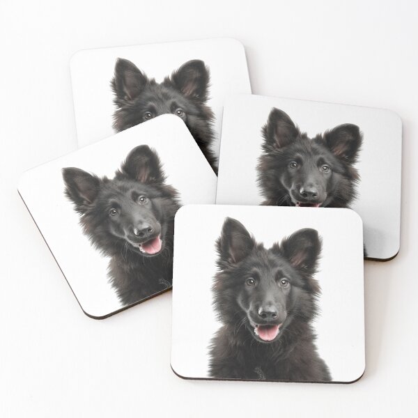 Item preview, Adorable Belgian Sheepdog Puppy for Cute Groenendael puppy lovers designed and sold by LazyOwlStore.