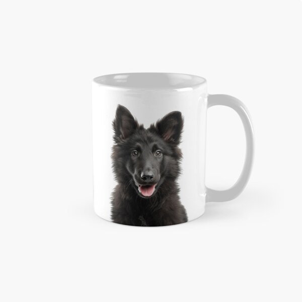 Item preview, Adorable Belgian Sheepdog Puppy for Cute Groenendael puppy lovers designed and sold by LazyOwlStore.