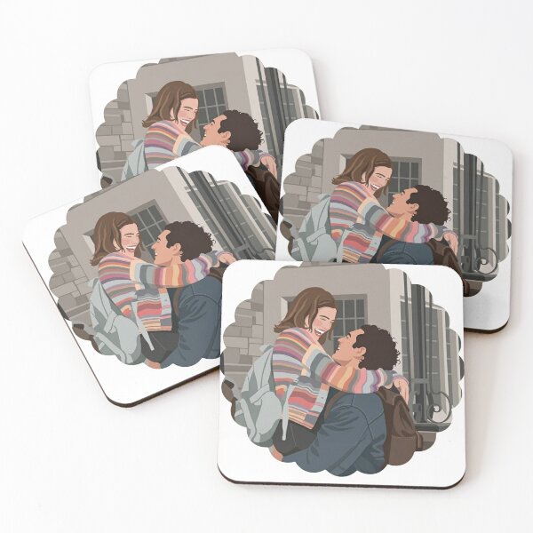 Item preview, Off Campus Hannah Wells & Garrett Graham Cute Couple Sticker | College Romance Aesthetic designed and sold by Fandom Universe.