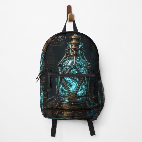 Item preview, The Alchemist's Battery | Gothic Steampunk Apothecary Jar Glow Tee Art designed and sold by Studio77-Gothic.