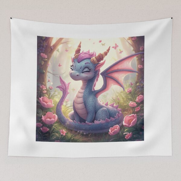 Item preview, Dragon In An Enchanted Garden  designed and sold by jessypaul027.