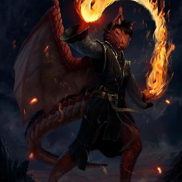 Artwork thumbnail, Pyromancy by Royzart